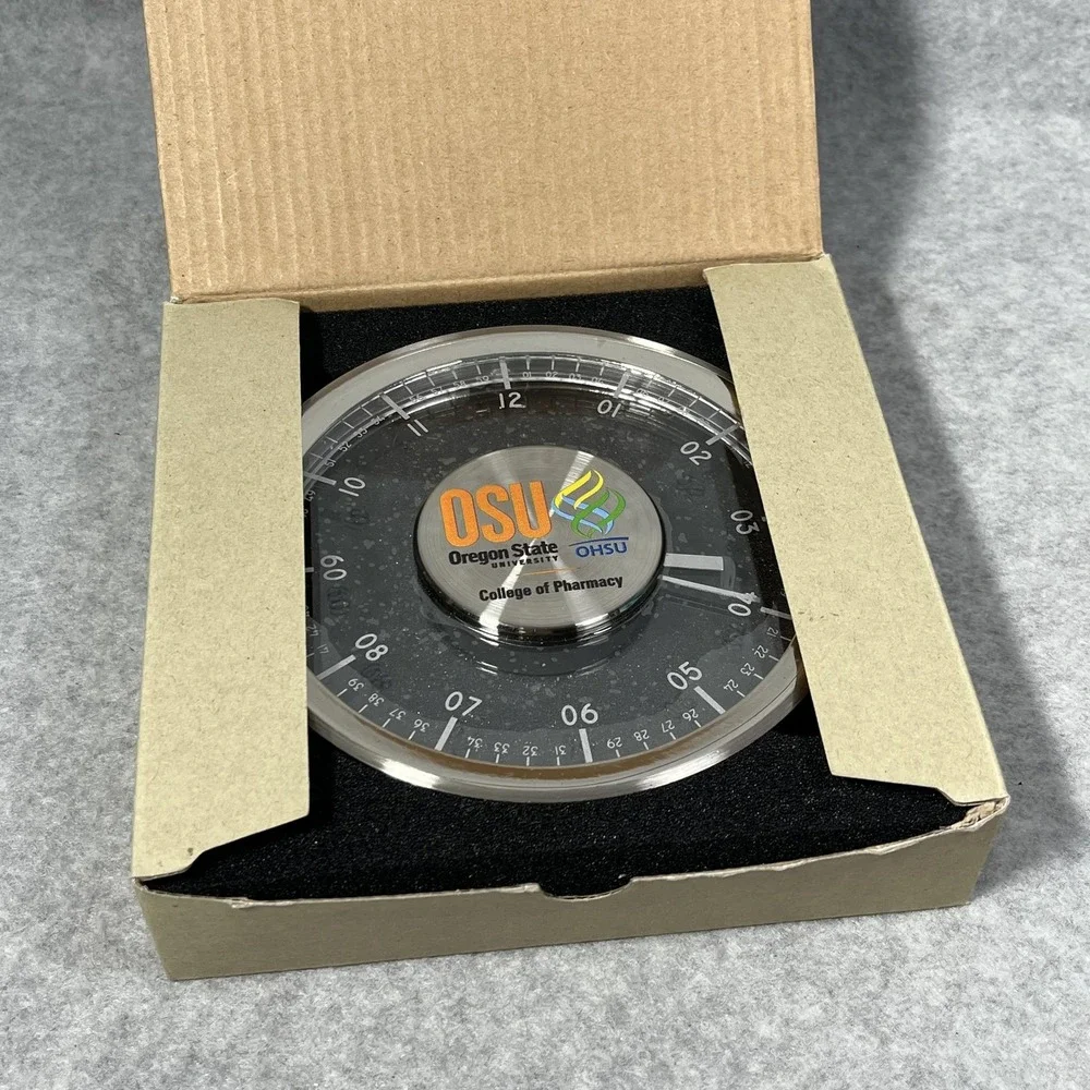 OSU Desk Clock Oregon State University Pharmacy College OHSU Modern Office‎ Gift